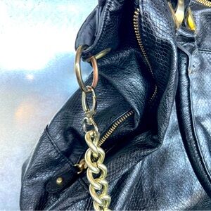 - Steve Madden Faux Croc Leather Large Purse